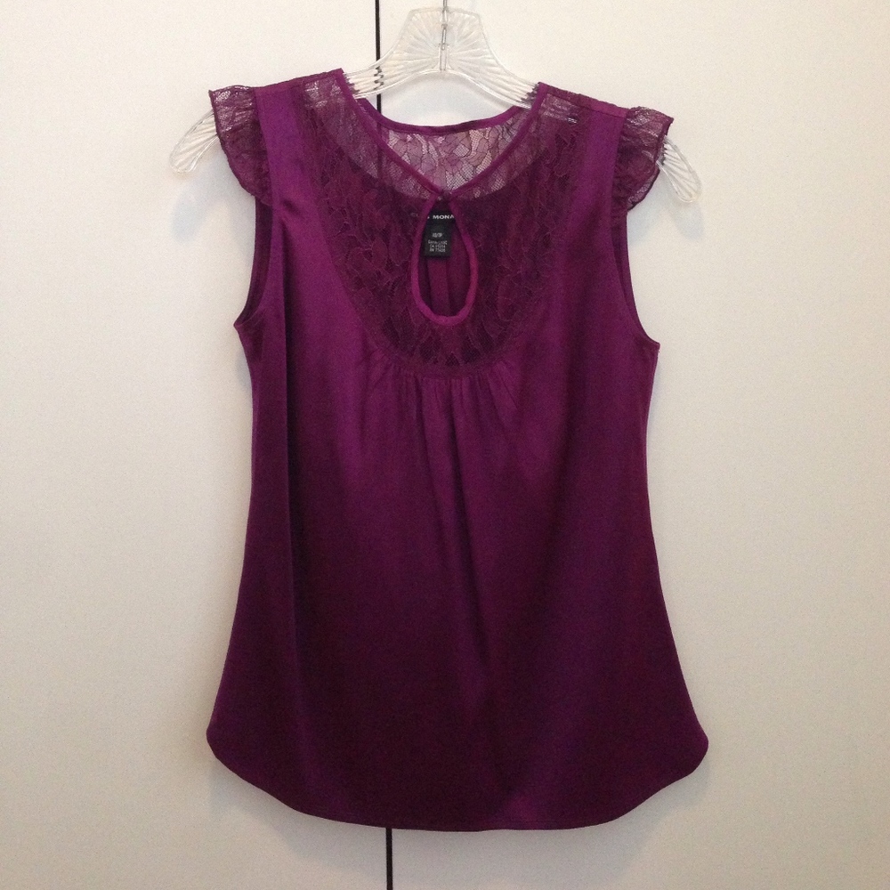 Silk & Lace Top - Picture 3 of 6